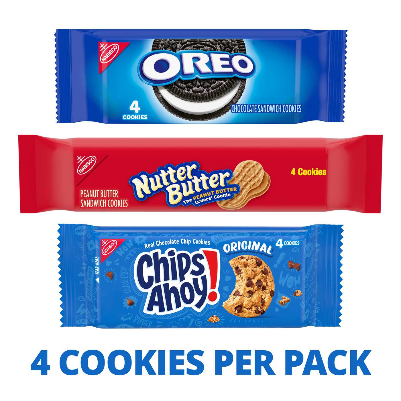 Nabisco Cookie Variety Pack - OREO, Nutter Butter & Chips Ahoy!; image 8 of 10