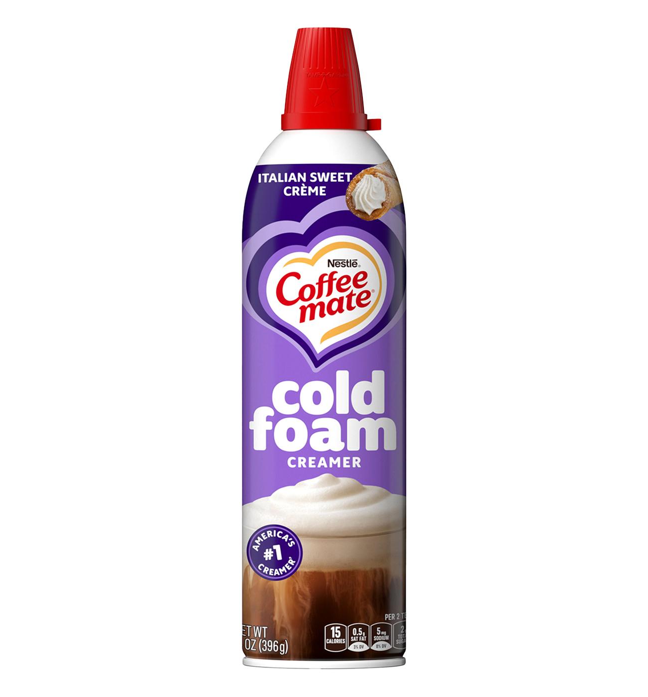 Nestle Coffee Mate Cold Foam Creamer - Italian Sweet Creme; image 1 of 8