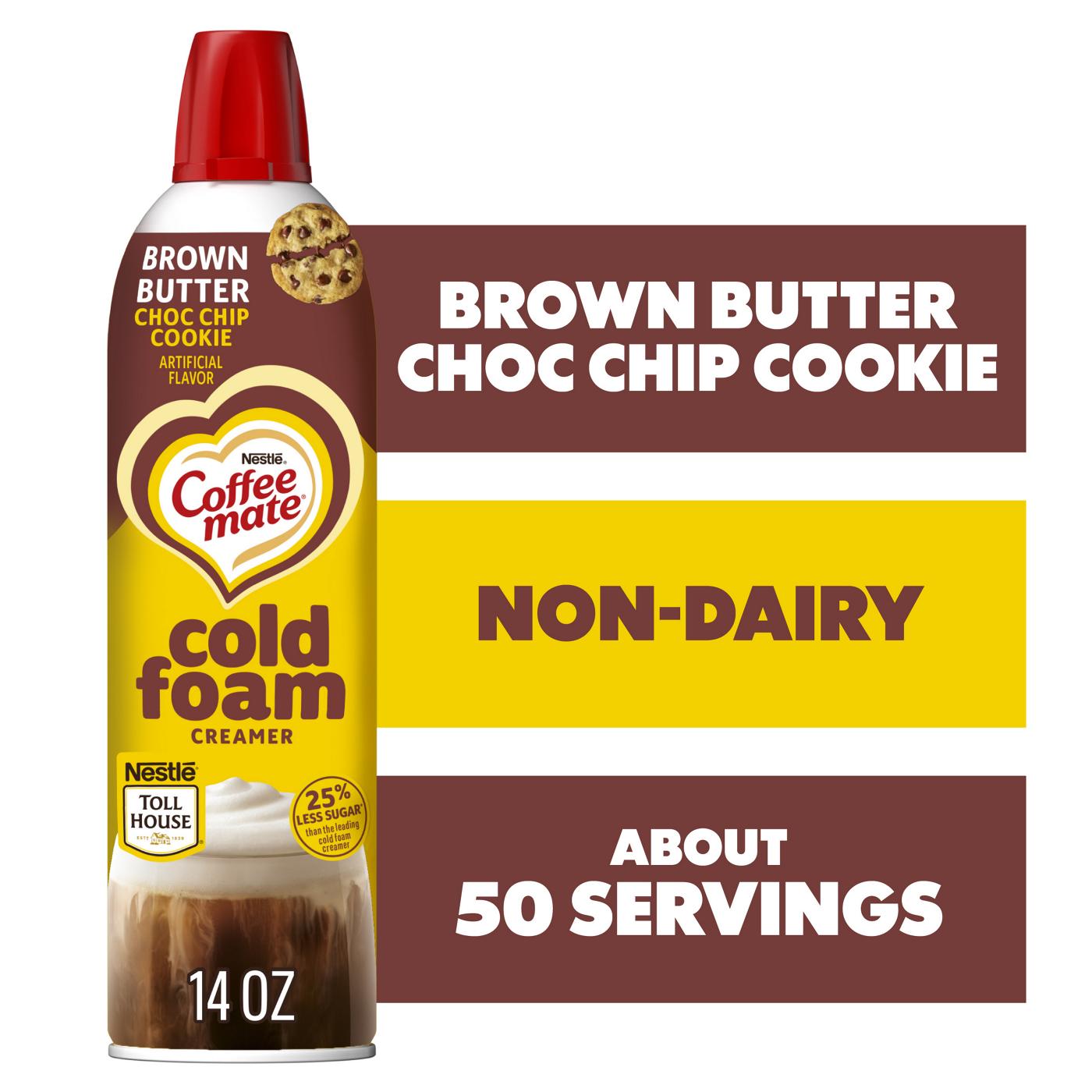 Nestle Coffee Mate Cold Foam Creamer - Brown Butter Choc Chip Cookie; image 5 of 8