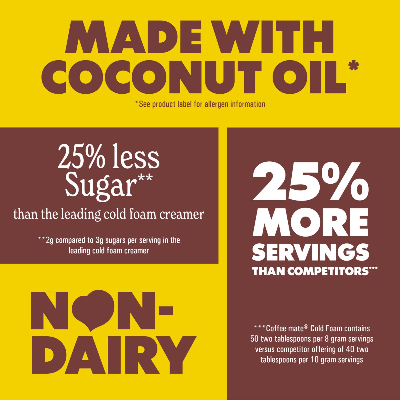 Nestle Coffee Mate Cold Foam Creamer - Brown Butter Choc Chip Cookie; image 6 of 8