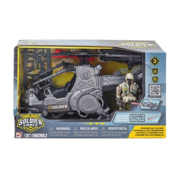 Soldier Force Perimeter Patrol Helicopter Set