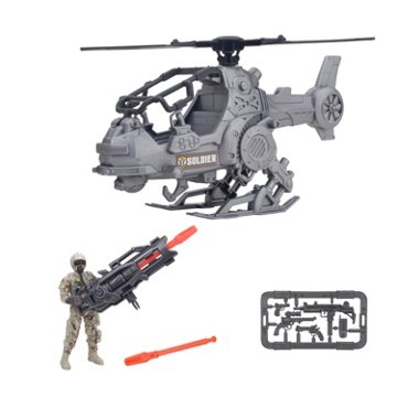 Soldier Force Perimeter Patrol Helicopter Set