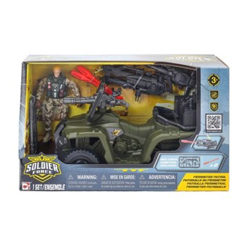 Soldier Force Perimeter Patrol ATV Playset