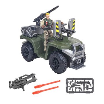 Soldier Force Perimeter Patrol ATV Playset