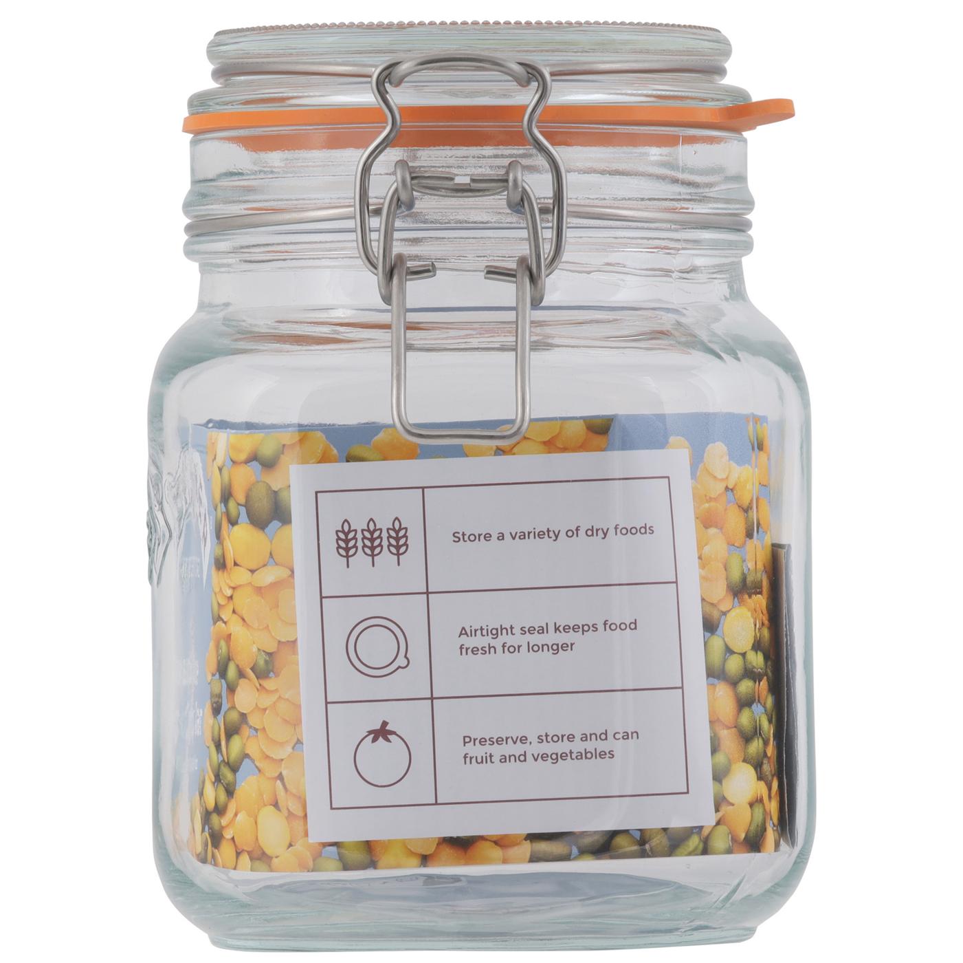 Kilner Square Clip Top Storage Jar; image 2 of 6