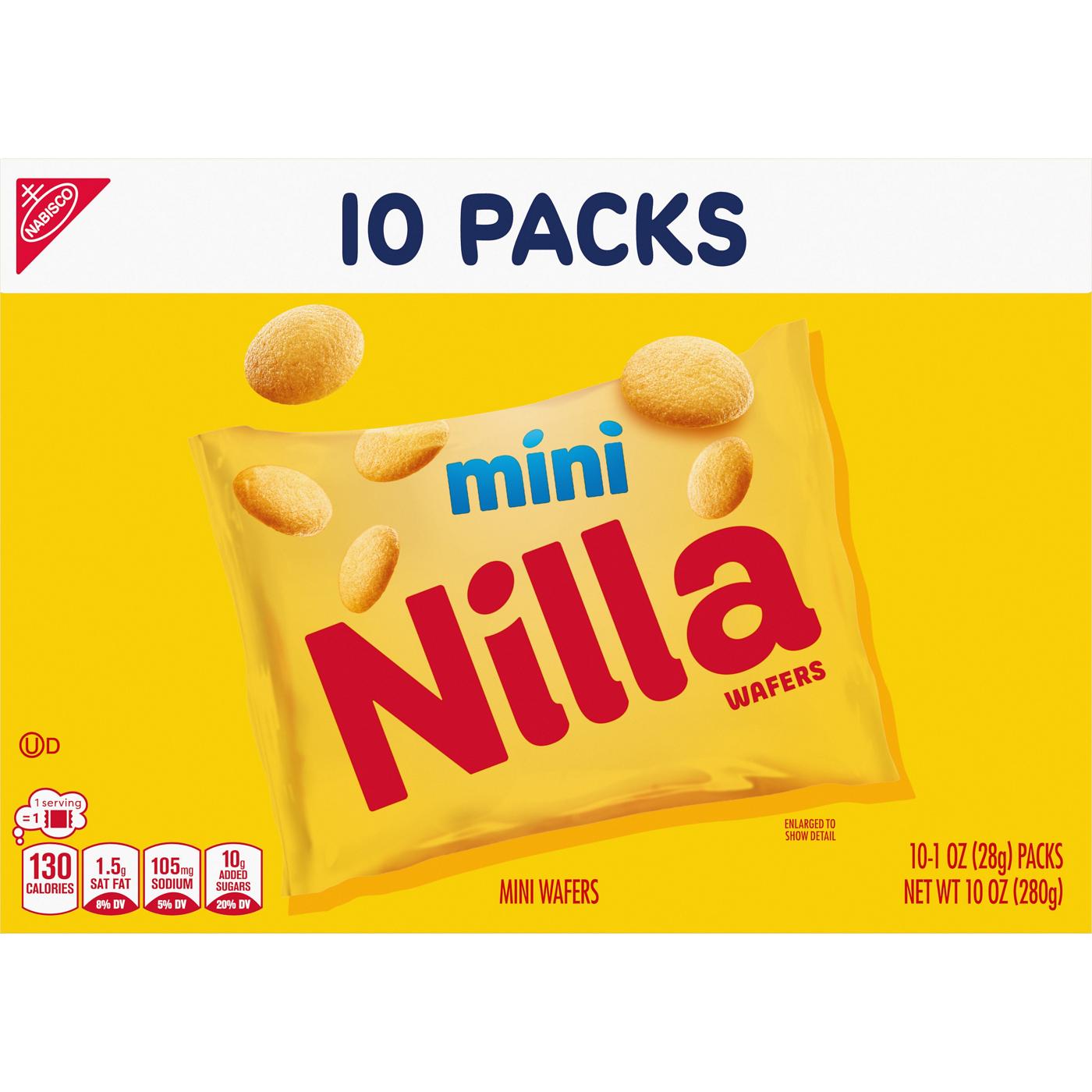 Nilla Wafers Mini Cookies Snack Packs; image 10 of 10