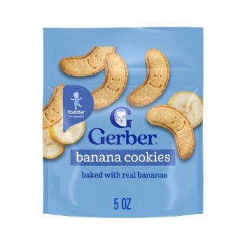 Gerber Toddler Snacks, Banana Cookies, Finger Foods, Snacks For Toddlers, 5 oz