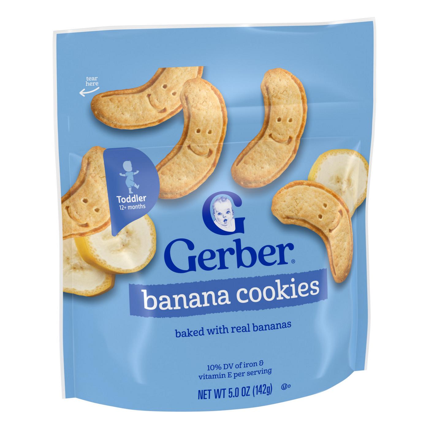 Gerber Toddler Snacks, Banana Cookies, Finger Foods, Snacks For Toddlers; image 8 of 9