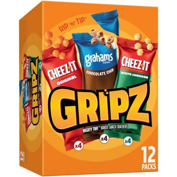 Cheez-It Gripz Mighty Tiny Baked Snack Crackers Variety Pack