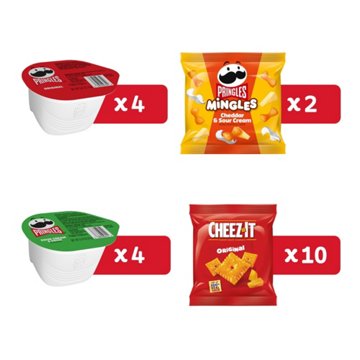 Cheez-It & Pringles Variety Pack, 20 ct