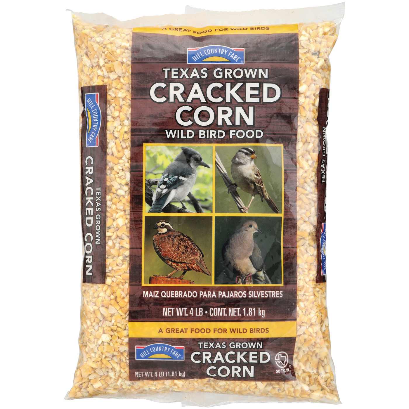 Hill Country Fare Texas Grown Cracked Corn Wild Bird Food; image 1 of 2