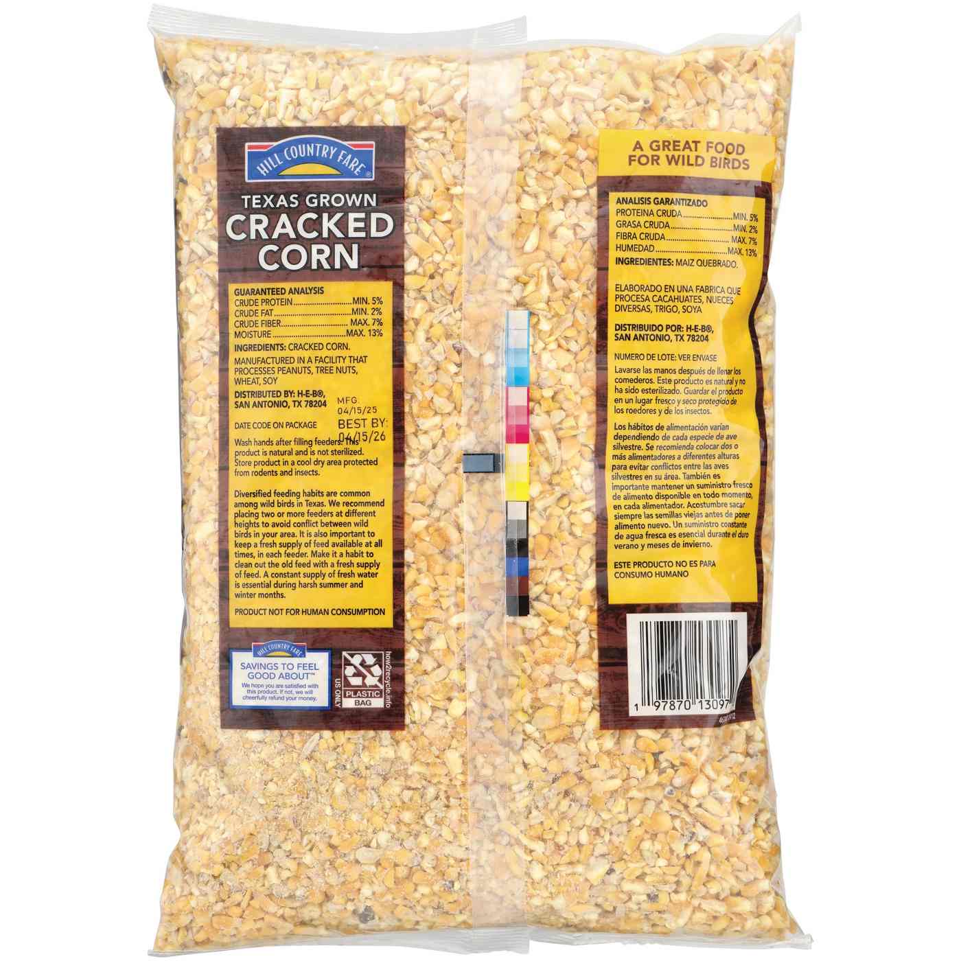Hill Country Fare Texas Grown Cracked Corn Wild Bird Food; image 2 of 2