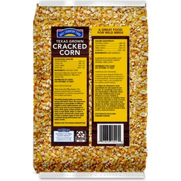 Hill Country Fare Texas Grown Cracked Corn Wild Bird Food, 4 lbs