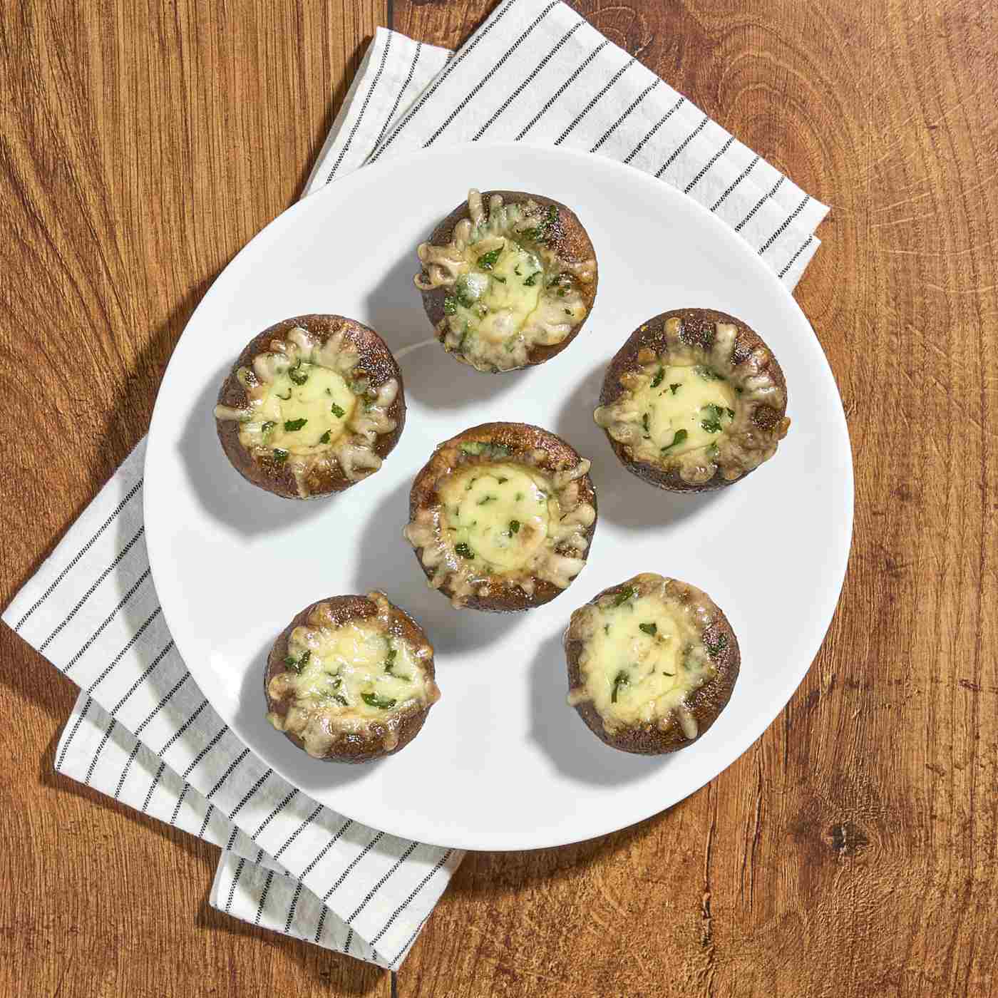 H-E-B Side Solutions - Spinach Mozzarella Stuffed Mushrooms; image 2 of 4