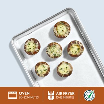 H-E-B Side Solutions - Spinach Mozzarella Stuffed Mushrooms, 8 oz