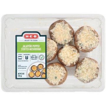 H-E-B Side Solutions - Jalapeño Popper Stuffed Mushrooms, 8 oz