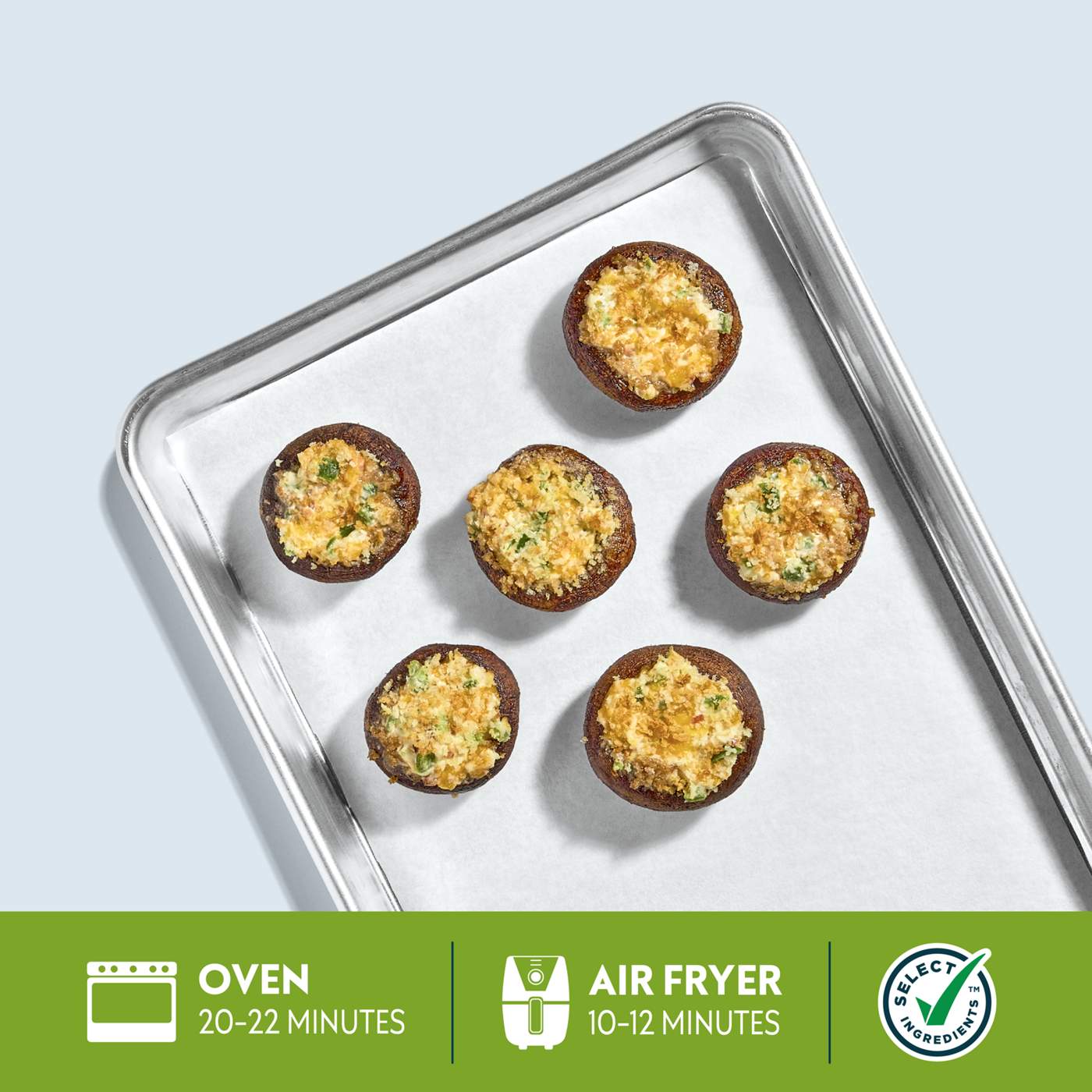 H-E-B Side Solutions - Jalapeño Popper Stuffed Mushrooms; image 4 of 4