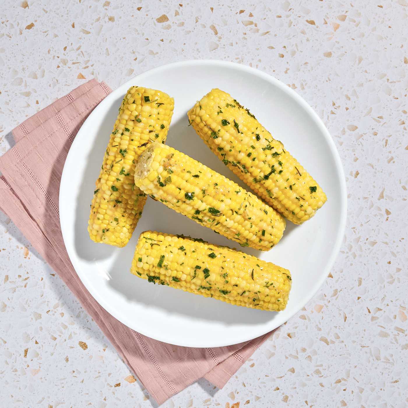 H-E-B Side Solutions - Garlic Herb Butter Corn; image 3 of 4