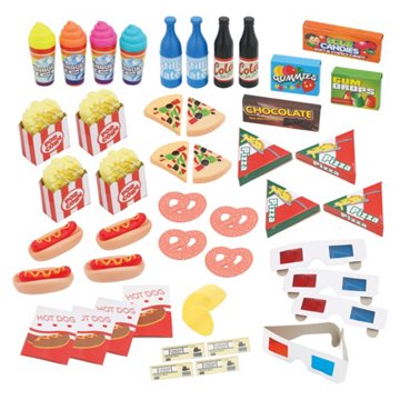 H-E-B Beyond Imagination! Movie Theater Snack Playset, 55 pc