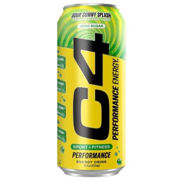 C4 Performance Zero Sugar Energy Drink - Sour Gummy Splash