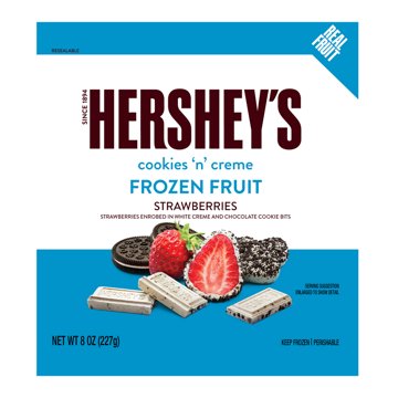 Hershey's Frozen Fruit Cookies 'N' Creme - Strawberries, 8 oz
