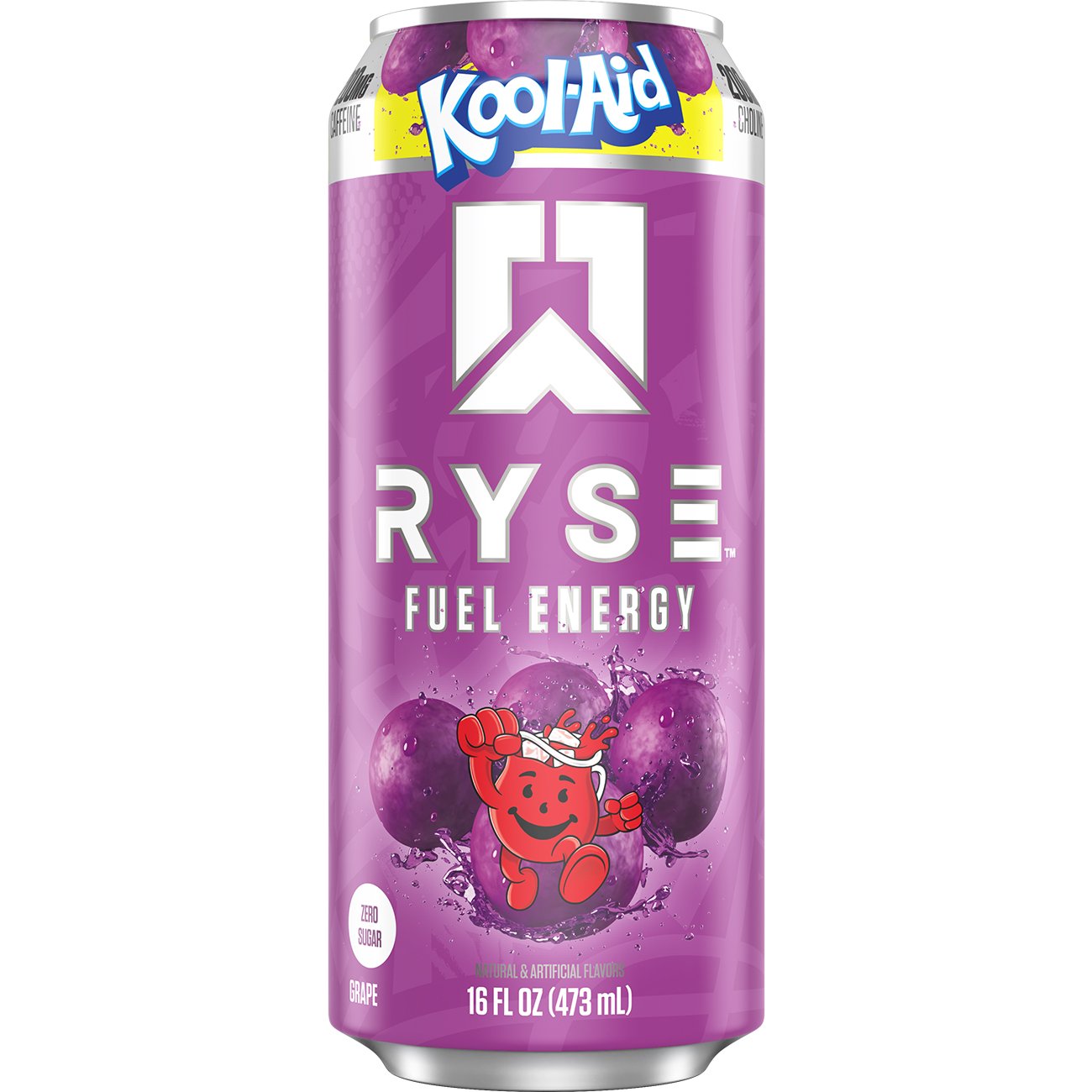 Ryse Fuel Zero Sugar Energy Drink Grape KoolAid Shop Sports