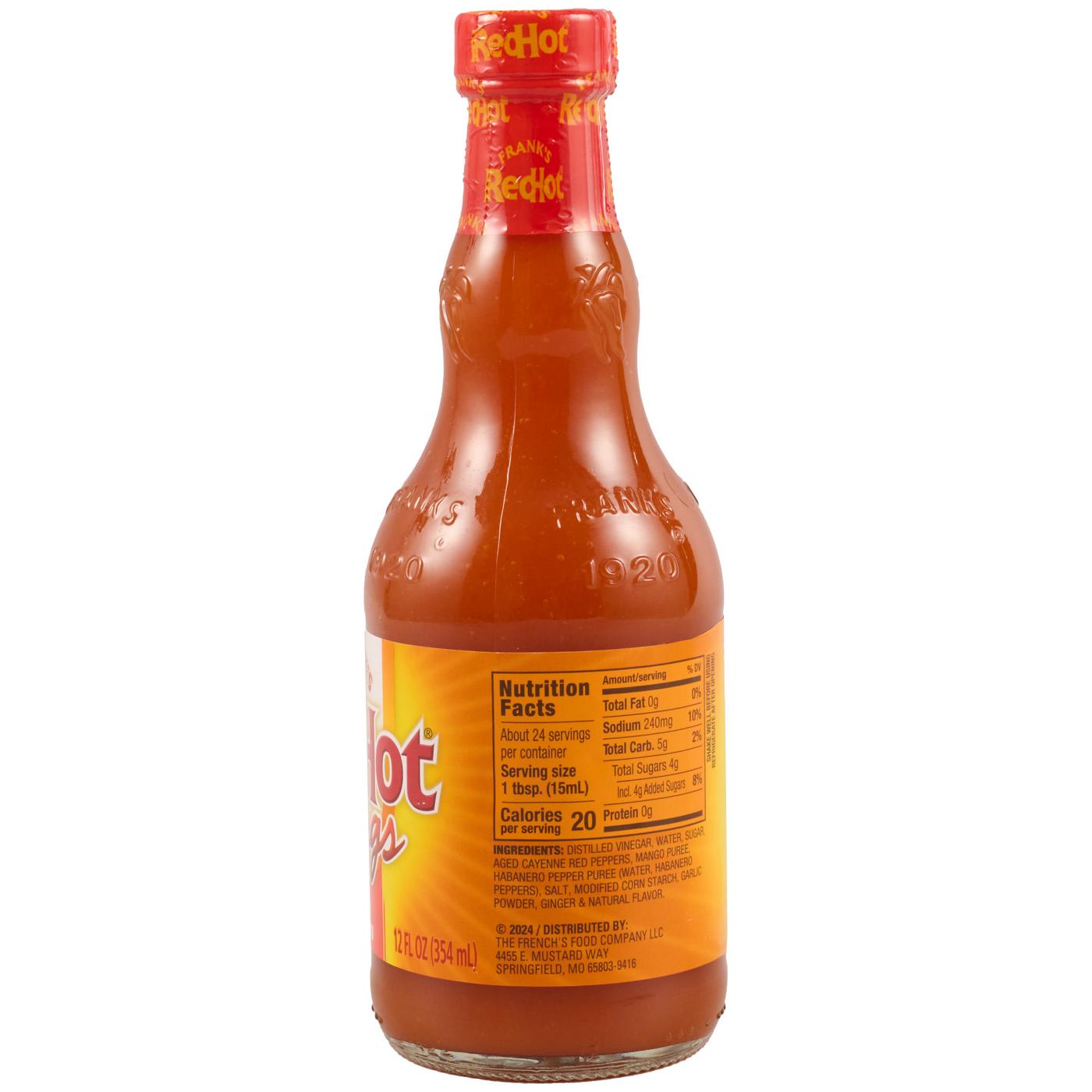 Frank's RedHot Wings Sauce - Mango Habanero; image 3 of 3