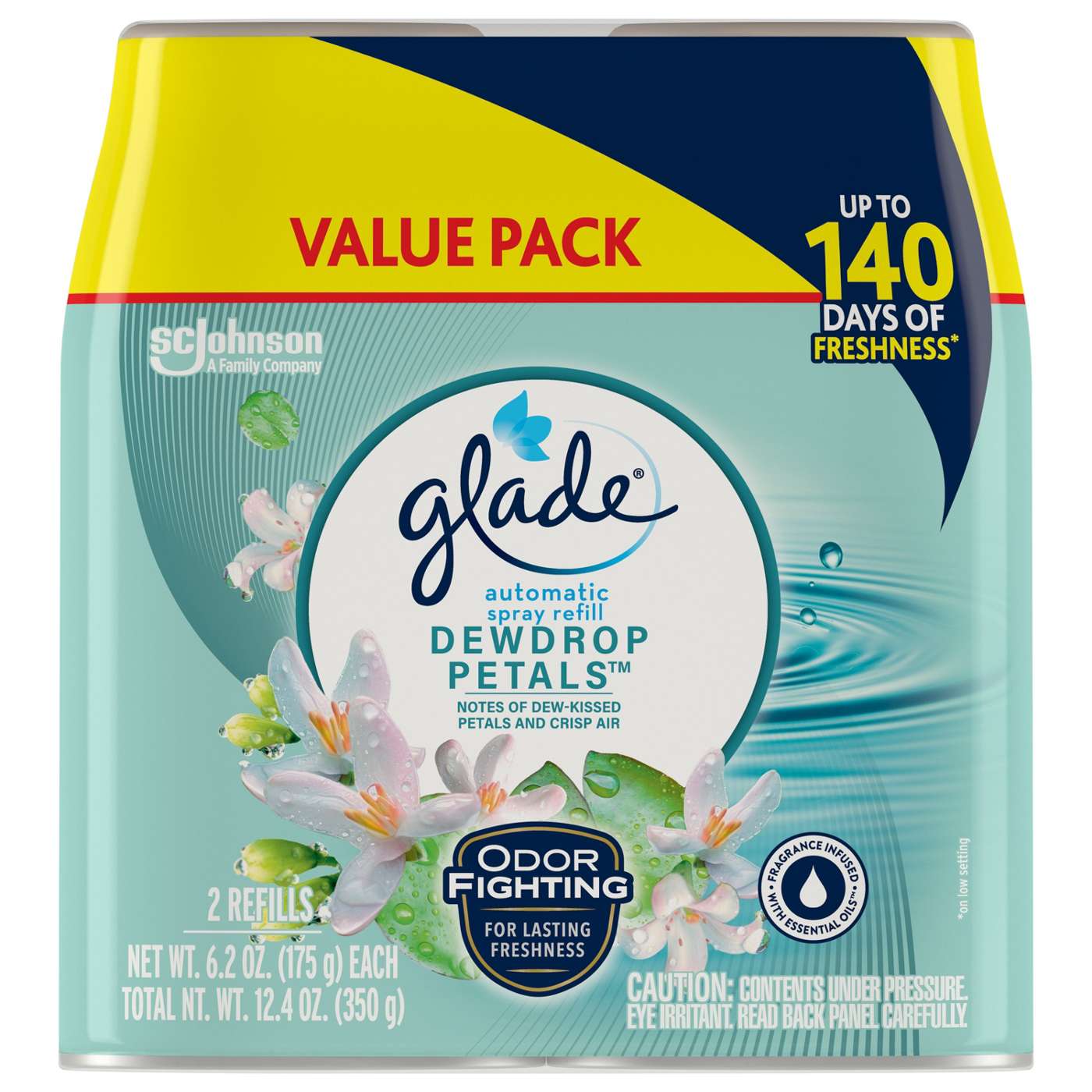 Glade Automatic Spray Refill Value Pack -  Dewdrop Petal, 6.2 oz; image 1 of 8