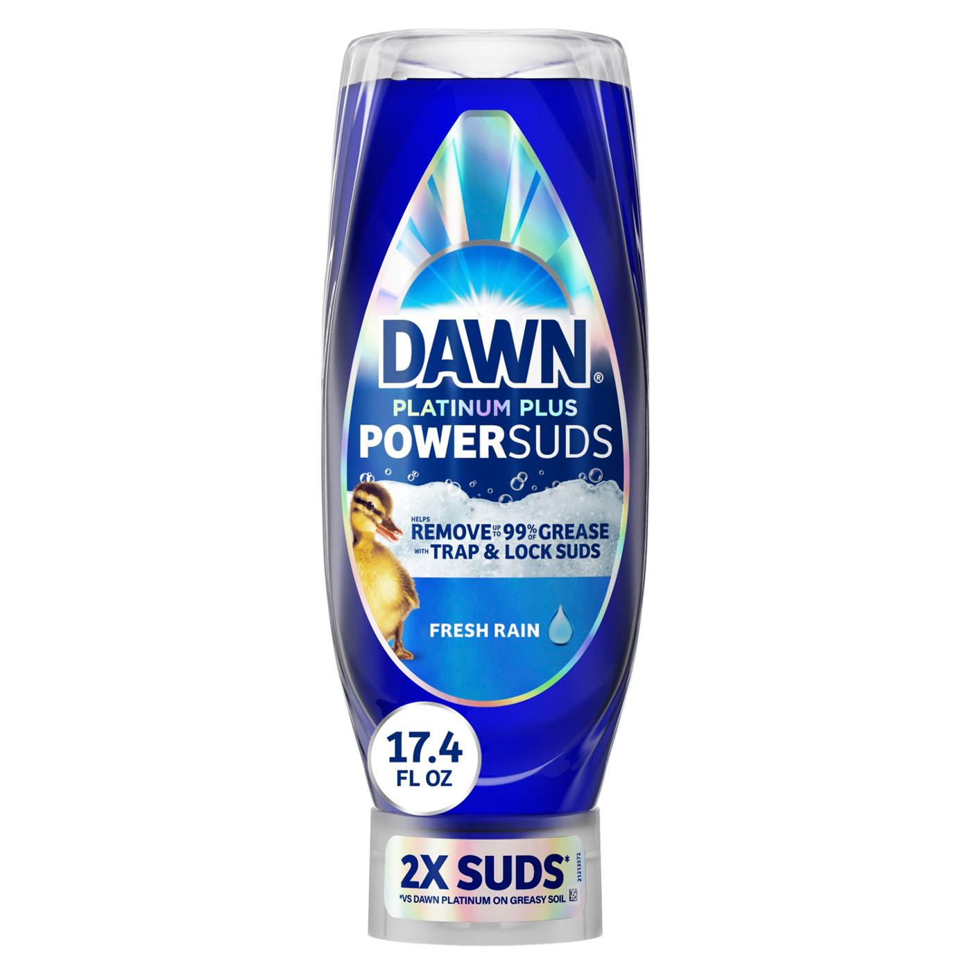 Dawn Platinum Plus Power Suds EZ-Squeeze - Fresh Rain; image 1 of 4