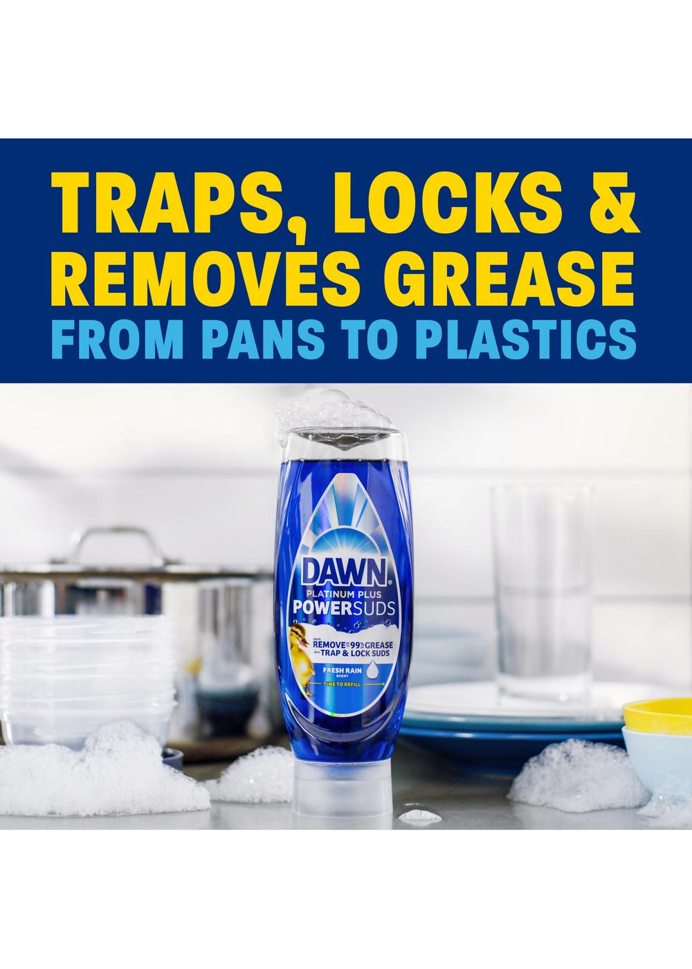 Dawn Platinum Plus Power Suds EZ-Squeeze - Fresh Rain; image 4 of 4