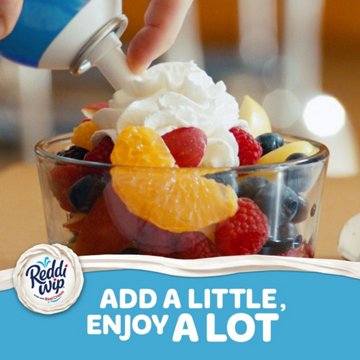 Reddi Wip Fat Free Whipped Topping Made with Real Cream, 13 oz