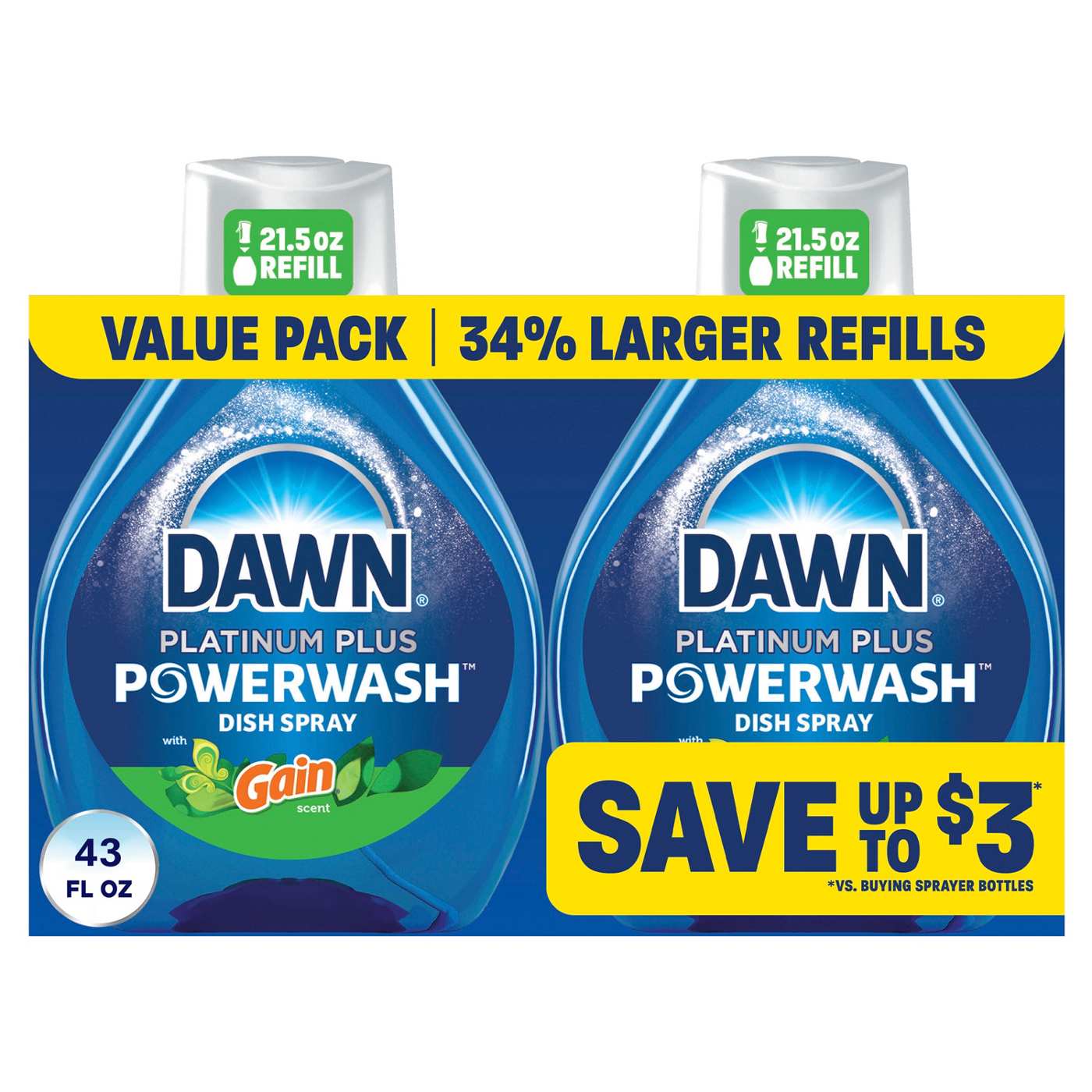 Dawn Powerwash Platinum Plus Refills - Original, 43 oz; image 1 of 4