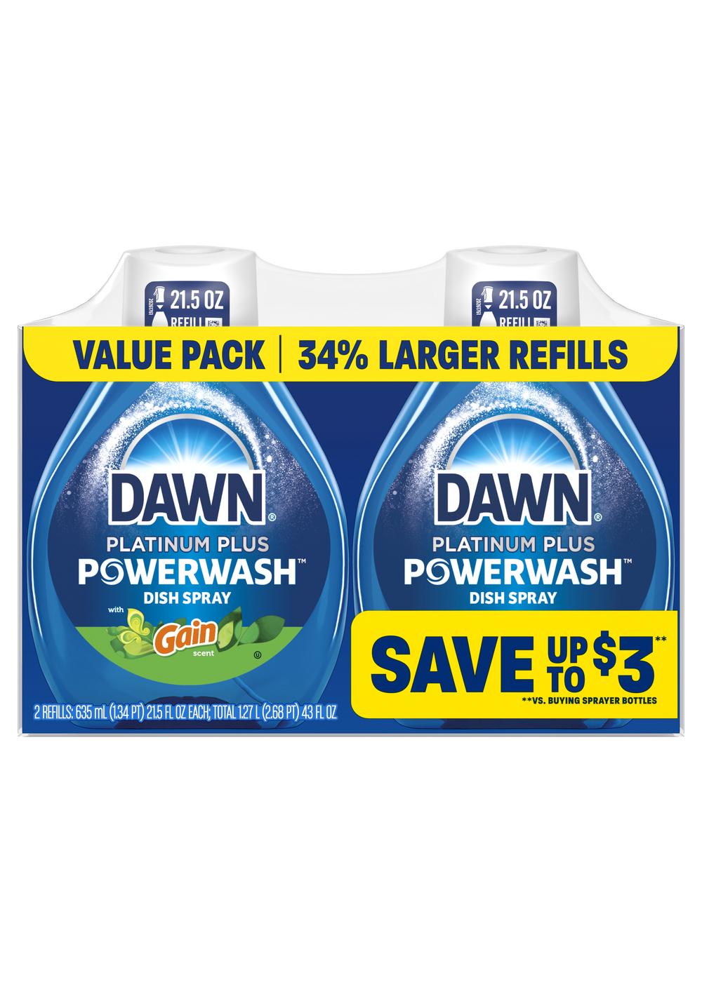 Dawn Powerwash Platinum Plus Refills - Original, 43 oz; image 2 of 4