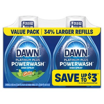 Dawn Powerwash Platinum Plus Refills - Original, 43 oz, 43 oz