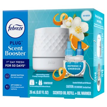 Febreze Plug Scent Booster Starter Kit - Orange Blossom
