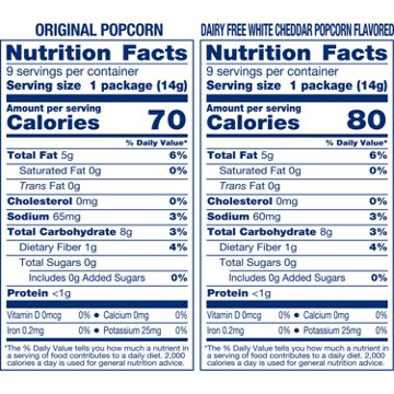 SKINNYPOP Popped Popcorn Multipack Bags - Original & White Cheddar, 18 ct