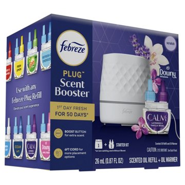 Febreze Plug Scent Booster Starter Kit - Downy Calm