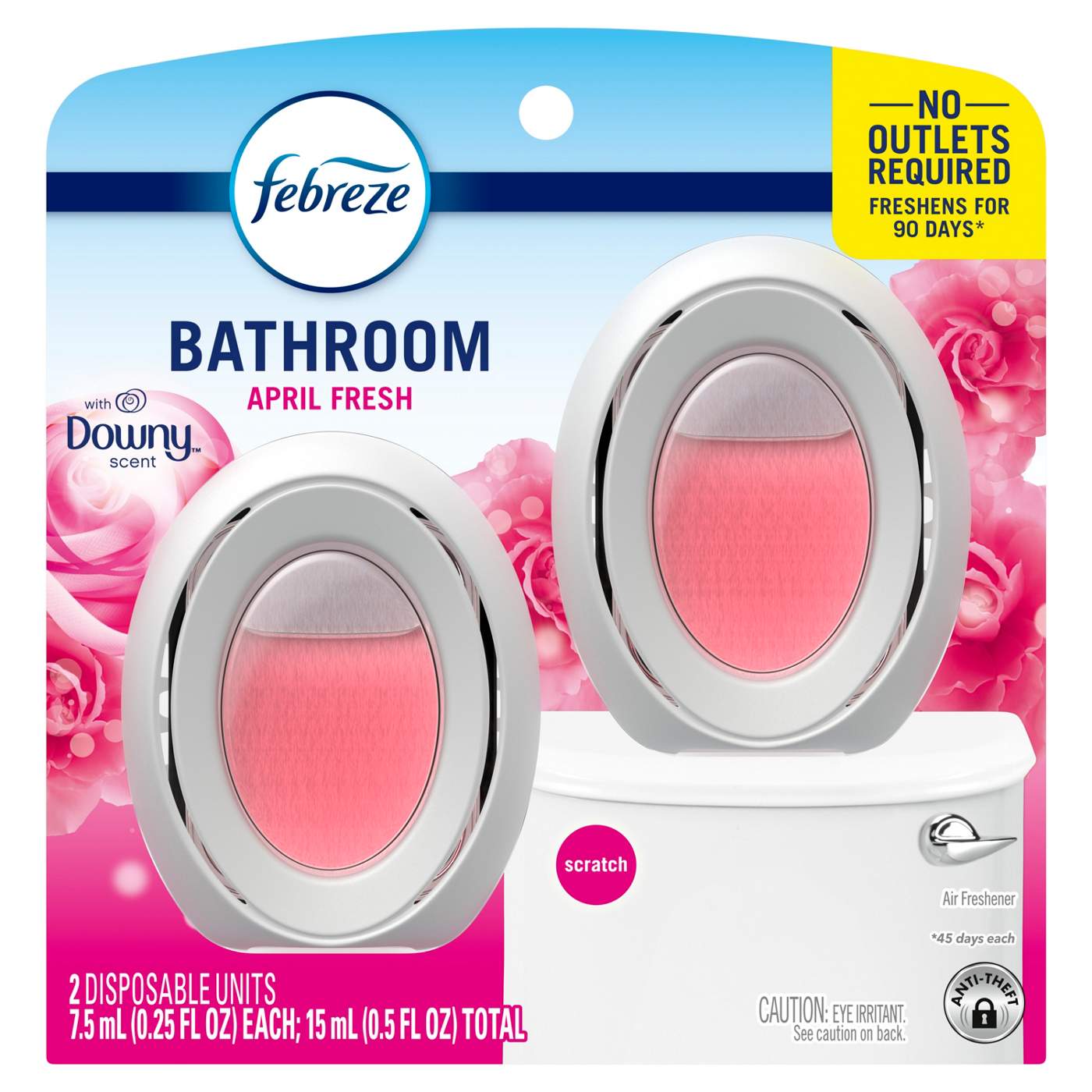 Febreze Bathroom - April Fresh Downy 0.5 oz; image 4 of 10