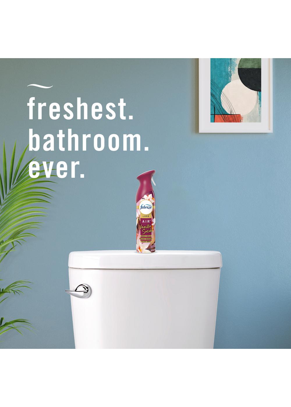 Febreze Luxe Air Freshener Odor-Fighting Room Spray - Vanilla Suede; image 5 of 7