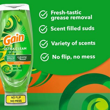 Gain Dish Ultra Clean Ez-Squeeze - Original Scent