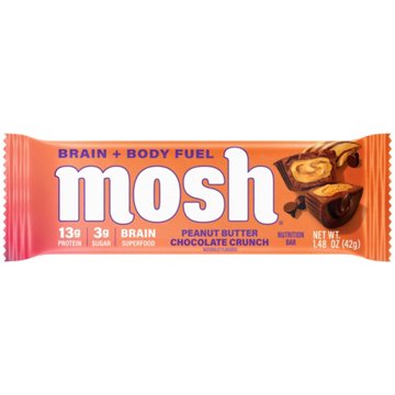 MOSH Peanut Butter Chocolate Crunch Protein Bar, 1.48 oz
