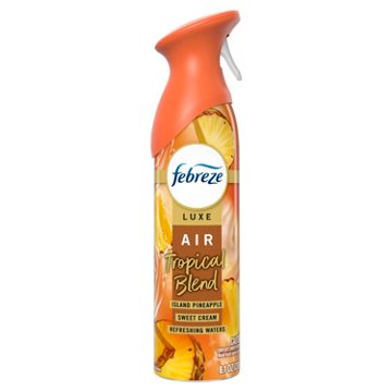 Febreze Luxe Air Freshener Odor Fighting Room Spray - Tropical Blend Scent