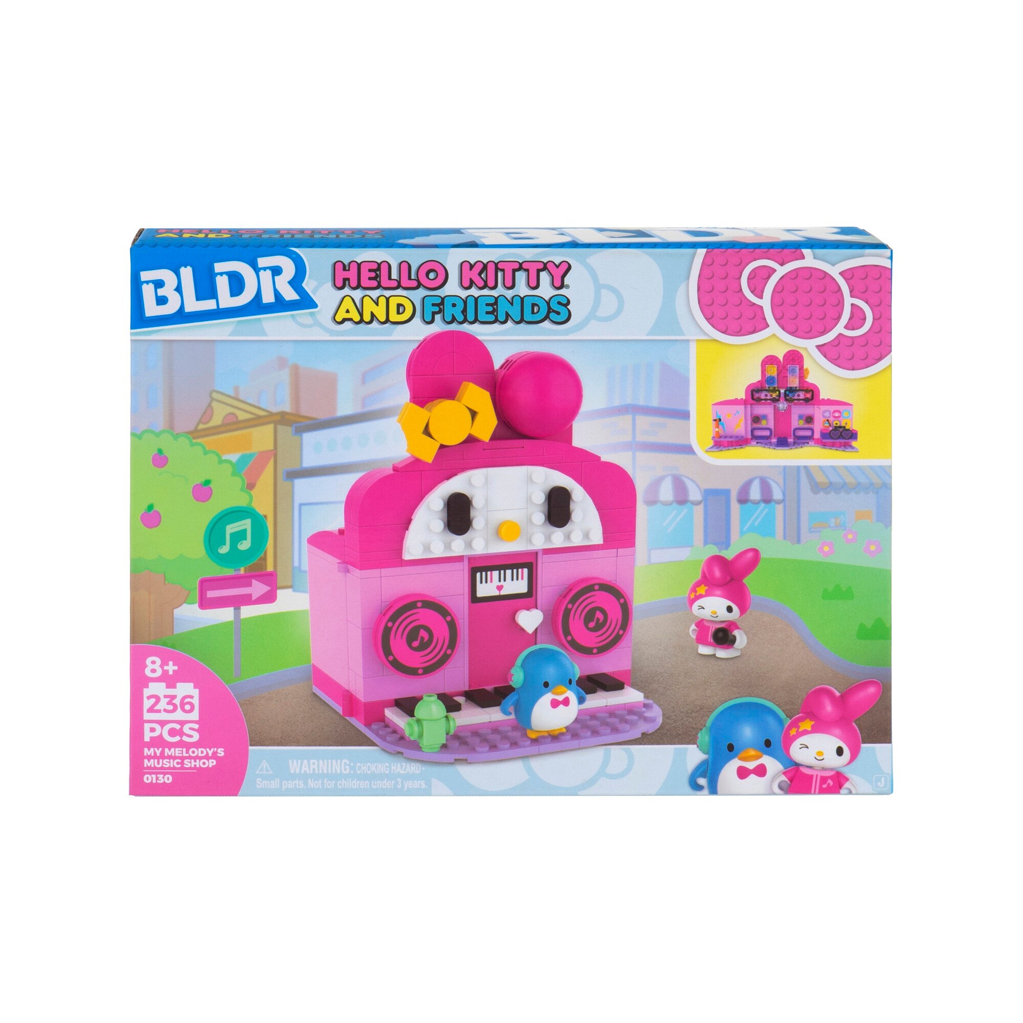 BLDR Hello Kitty & Friends My Melody's Music Shop Building Set