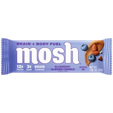 MOSH Blueberry Almond Crunch Protein Bar, 1.48 oz