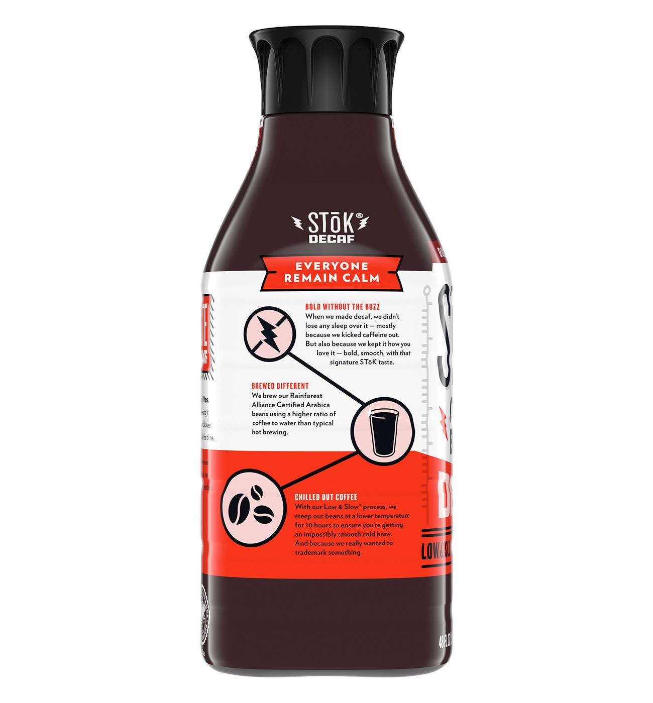 SToK Not Too Sweet Decaf Cold Brew Coffee; image 4 of 4