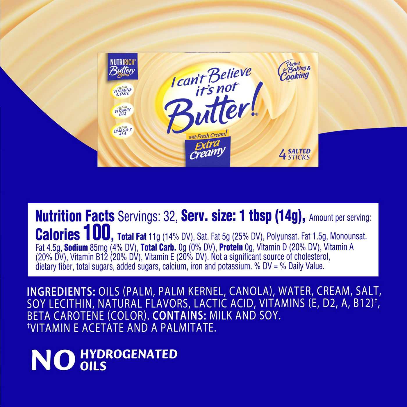 I Can't Believe It's Not Butter! Salted Sticks; image 4 of 7