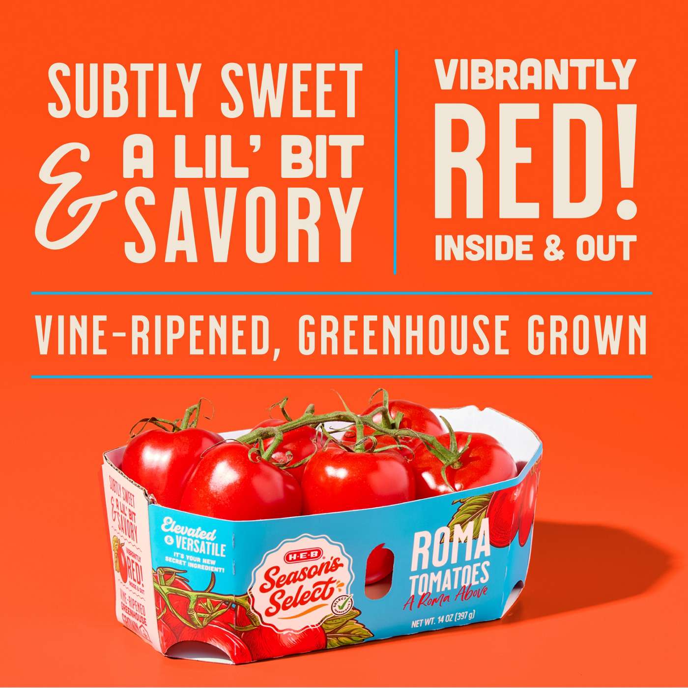 H-E-B Season's Select Fresh Roma Tomatoes; image 6 of 6