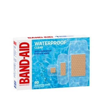 Band-Aid Waterproof Clear Bandages - Assorted Sizes