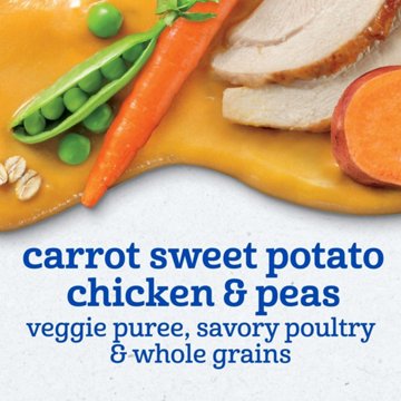 Gerber Baby Food Pouch - Carrot Sweet Potato Chicken & Peas