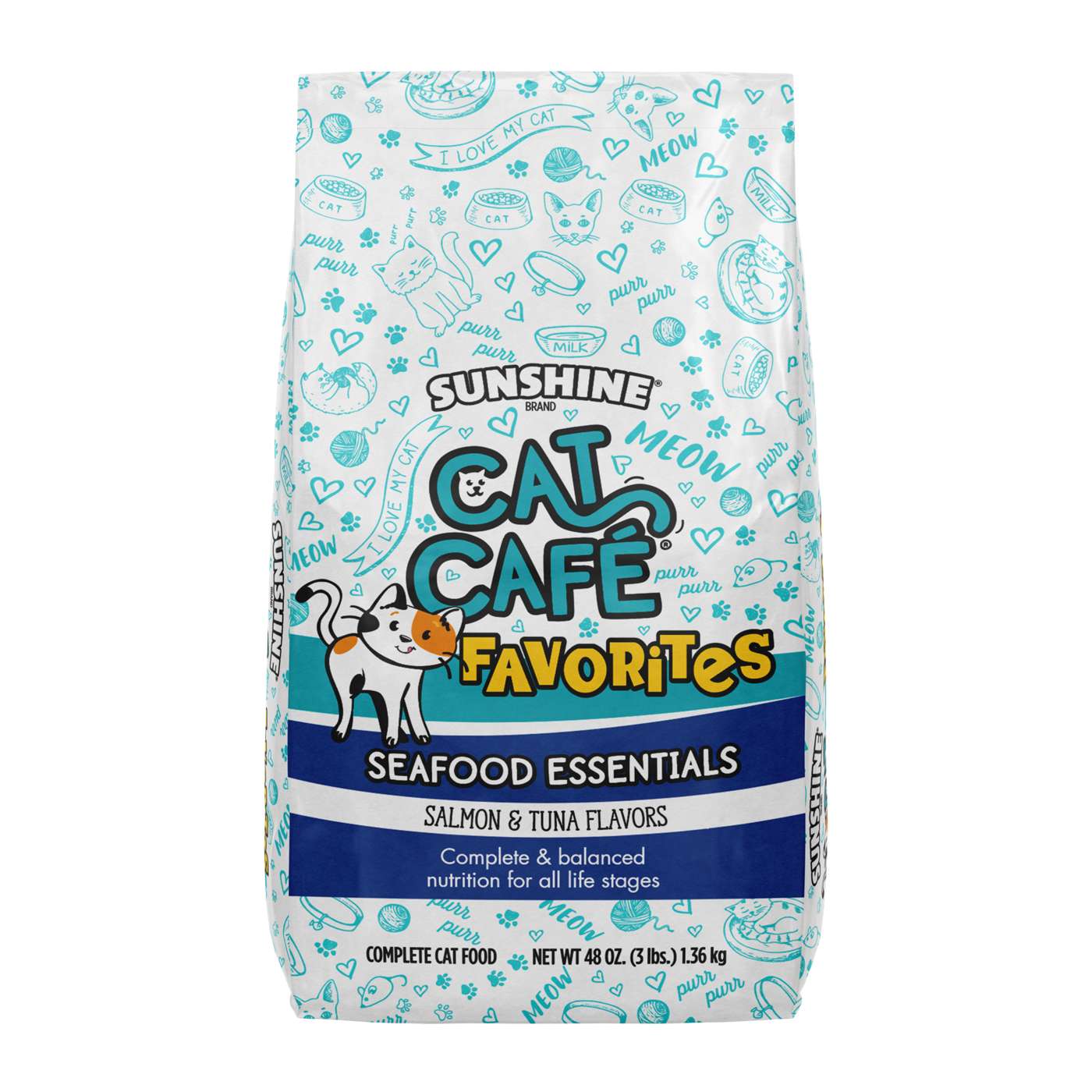 Cat Cafe Gourmet Seafood Essentials Dry Cat Food; image 1 of 2